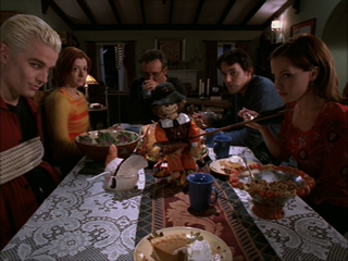Illustration for article titled Pop-culture holiday dinners suck for everybody, especially Buffy